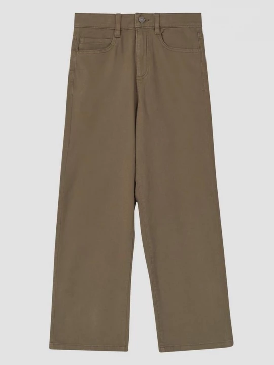 Foto van product Broek Baggy / Relaxed Fit / Halfhoog / Wijde pijpen s.Oliver bruin