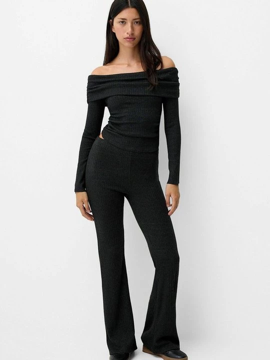 Foto van product Broek Bershka donkergrijs