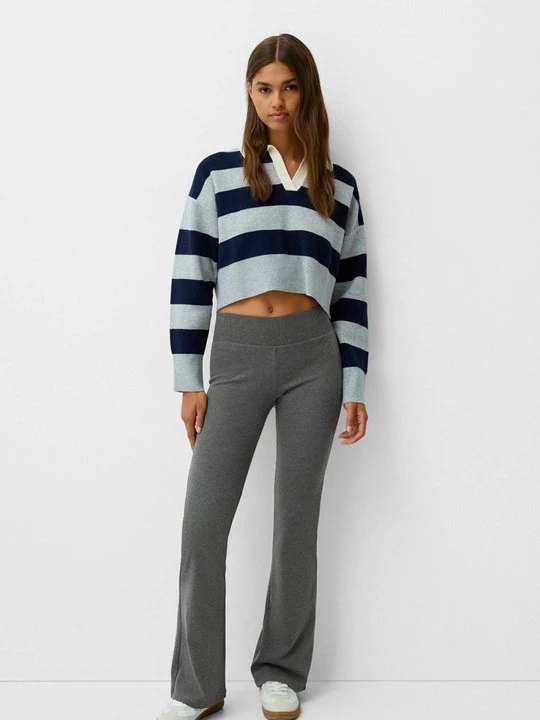 Foto van product Broek Bershka donkergrijs