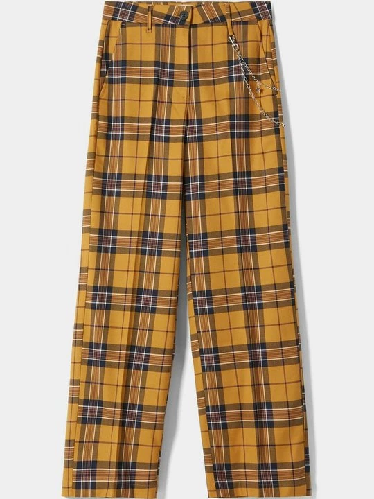 Foto van product Broek Bershka geel