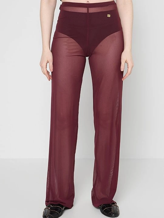 Foto van product Broek Ganni bordeauxrood