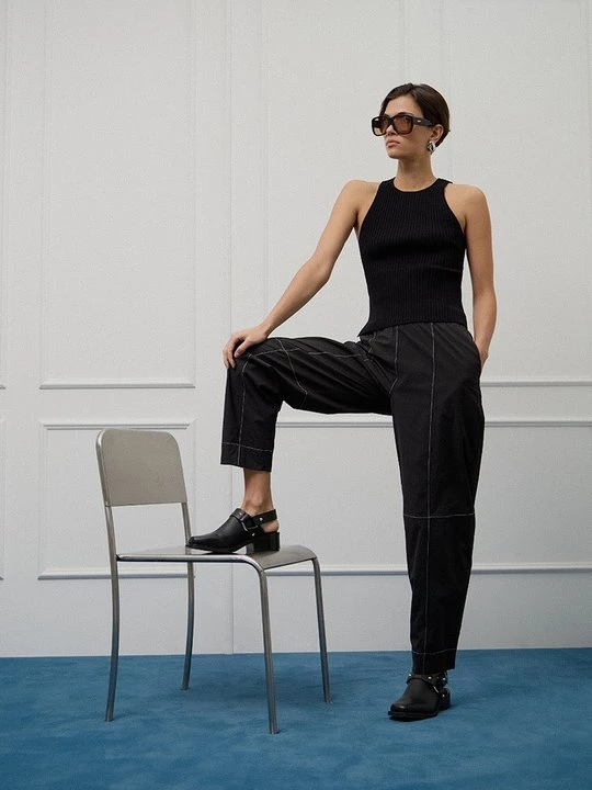 Foto van product Broek Ganni zwart