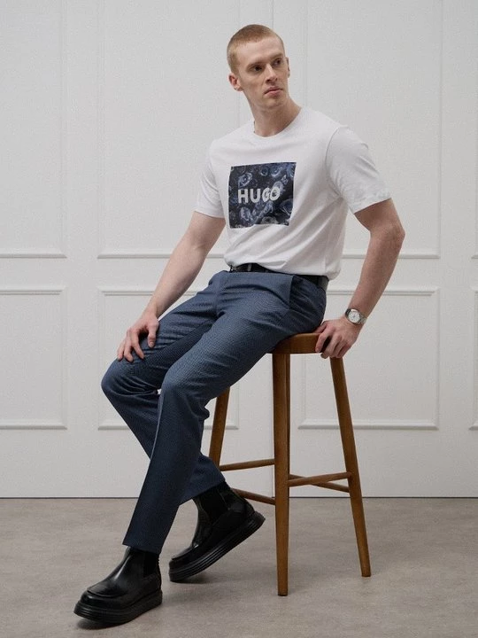 Foto van product Broek Hugo blauw