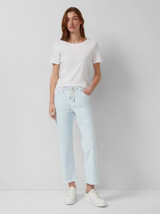 Foto van product Broek Karolin / Regular Fit / Halfhoog / Rechte pijpen s.Oliver blauw