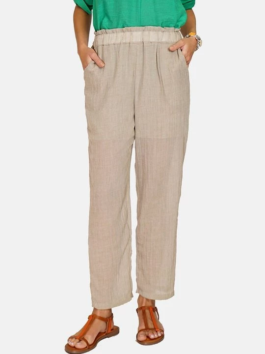Foto van product Broek Le Jardin du Lin beżowy