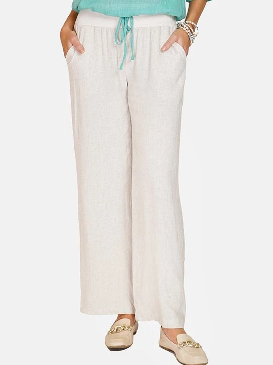 Foto van product Broek Le Jardin du Lin crème