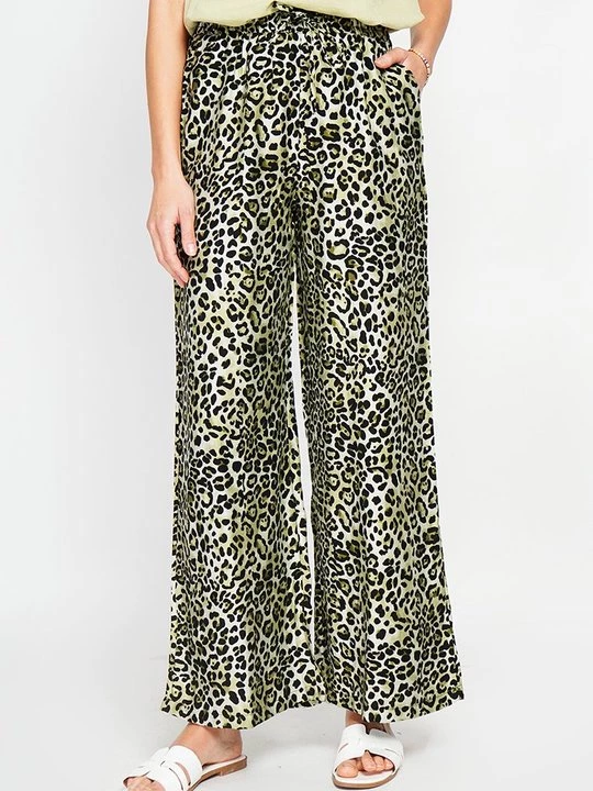 Foto van product Broek Le Jardin du Lin kaki