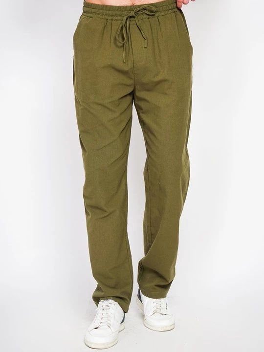 Foto van product Broek Le Jardin du Lin kaki