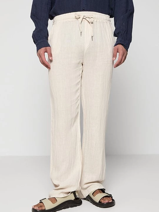 Foto van product Broek Le Monde du Lin beżowy
