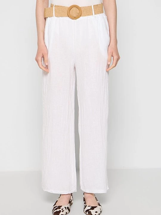 Foto van product Broek Le Monde du Lin wit
