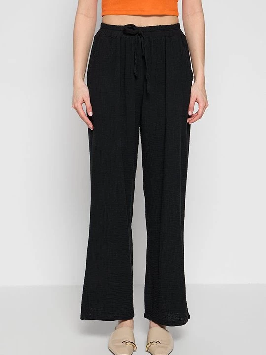 Foto van product Broek Le Monde du Lin zwart