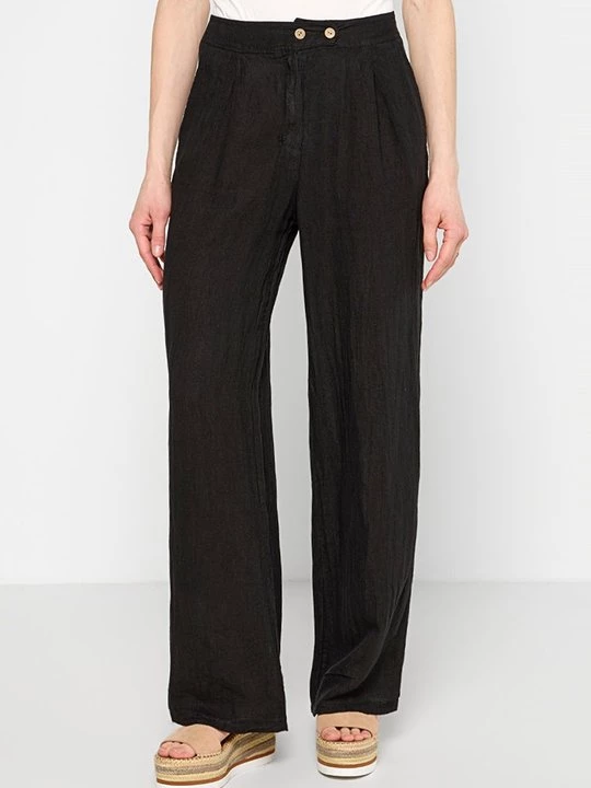 Foto van product Broek Le Monde du Lin zwart