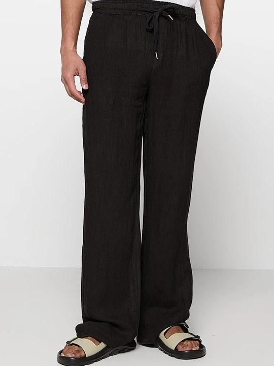 Foto van product Broek Le Monde du Lin zwart