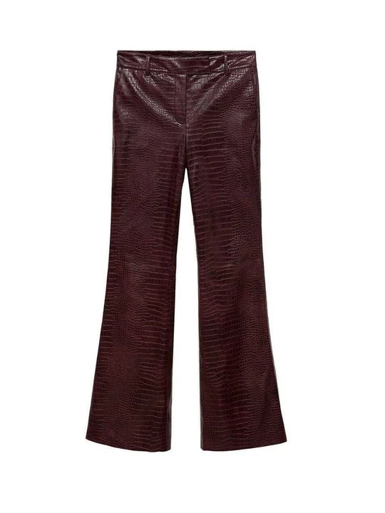 Foto van product Broek Mango bordeauxrood
