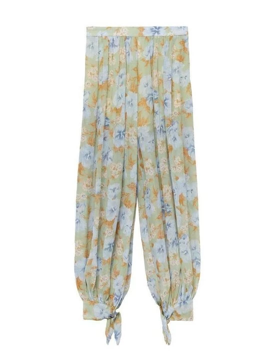 Foto van product Broek Mango mintgroen