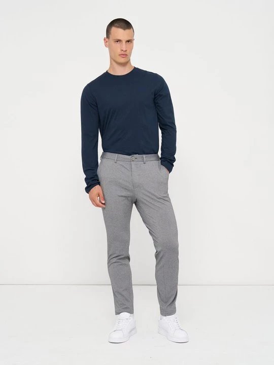 Foto van product Broek Matinique lichtgrijs gemêleerd