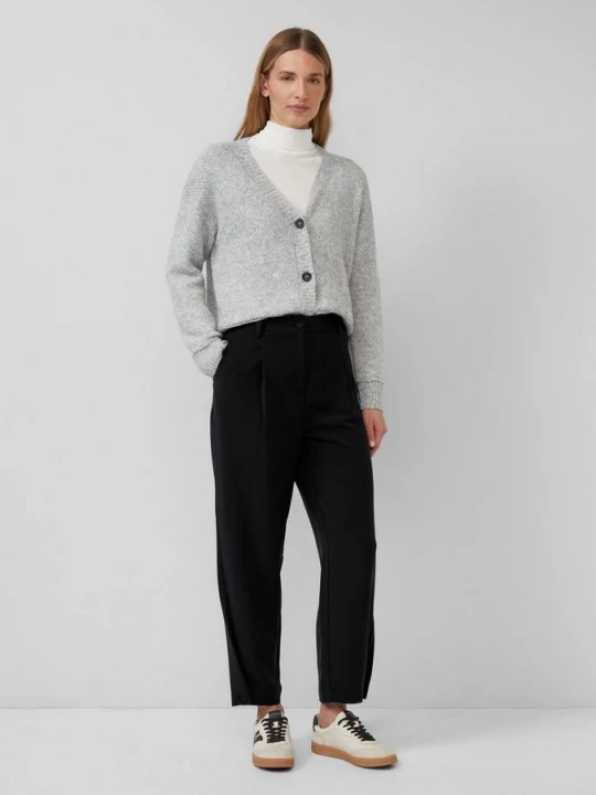 Foto van product Broek met pijp en zoomdetail s.Oliver zwart