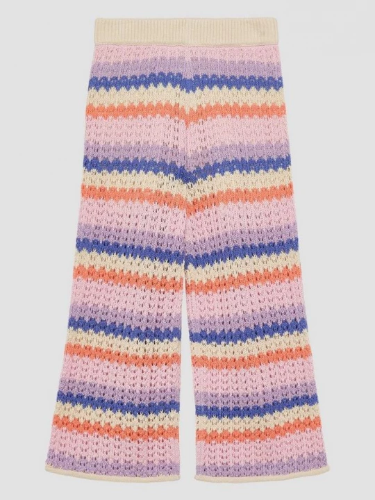 Foto van product Broek met wijde pijpen in ajourbreisel s.Oliver