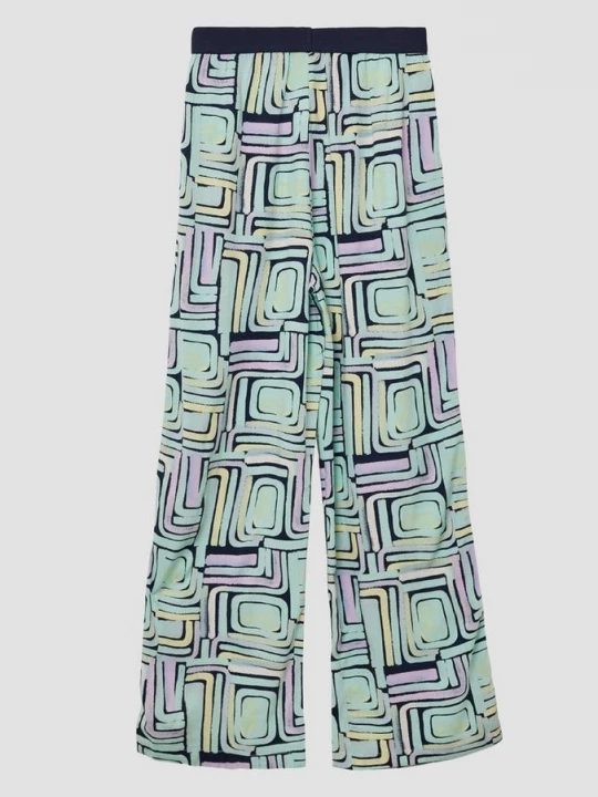 Foto van product Broek met wijde pijpen van viscose in een loose fit s.Oliver