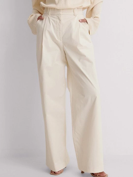 Foto van product Broek NA-KD crème