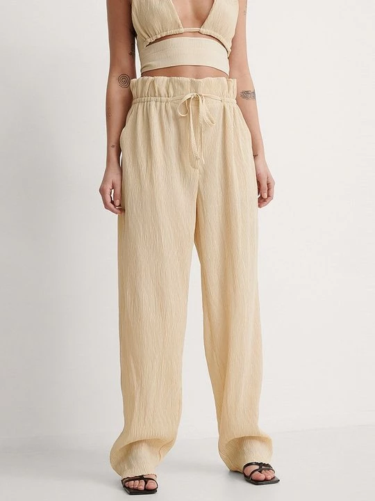Foto van product Broek NA-KD crème