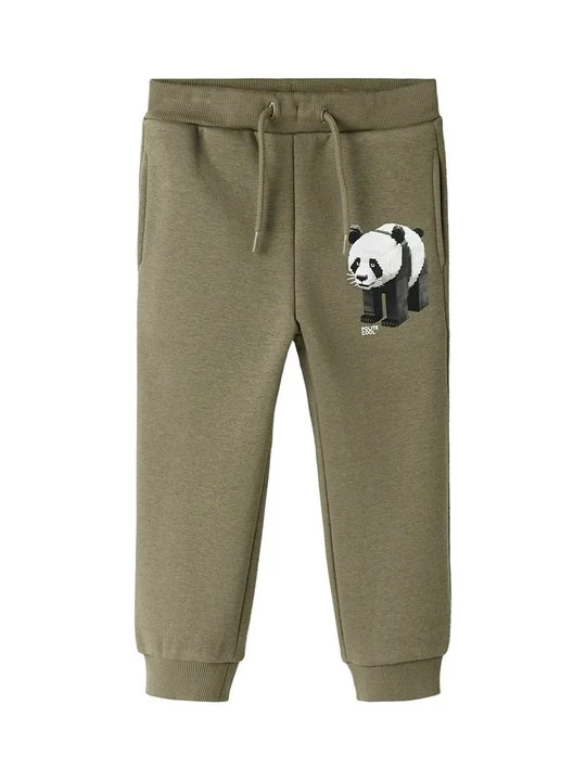 Foto van product Broek NAME IT olijfgroen gemêleerd