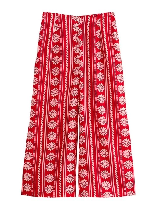Foto van product Broek New Look rood gemêleerd