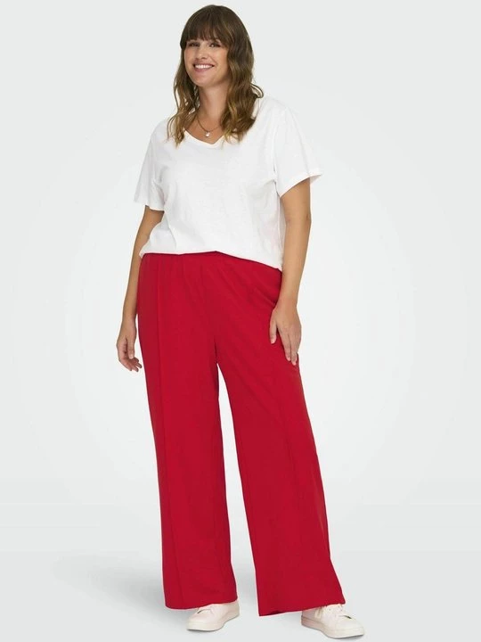 Foto van product Broek ONLY Carmakoma rood