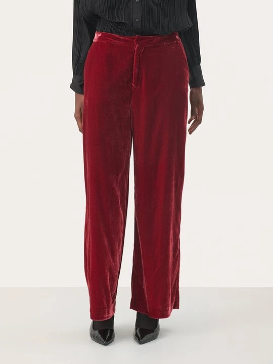 Foto van product Broek Part Two donkerrood