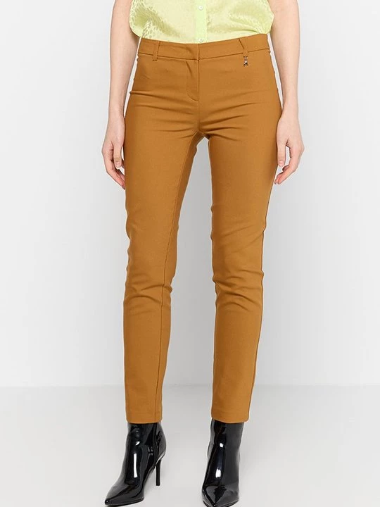 Foto van product Broek Patrizia Pepe okergeel