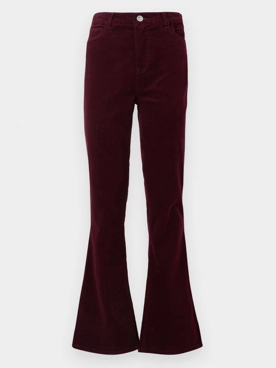 Foto van product Broek Pieces bordeauxrood