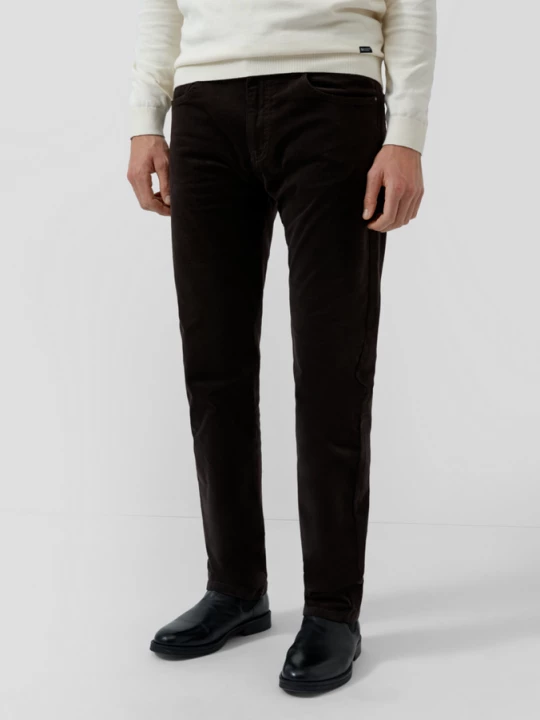 Foto van product Broek Regular Fit / Mid Rise / Straight Leg / Corduroy s.Oliver bruin