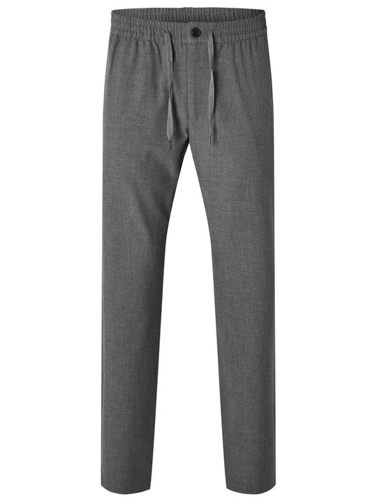Foto van product Broek Selected grijs gemêleerd