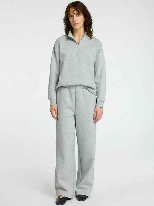 Foto van product Broek Selected lichtgrijs gemêleerd