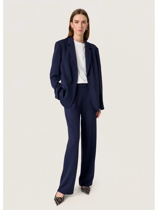 Foto van product Broek Soaked in Luxury donkerblauw