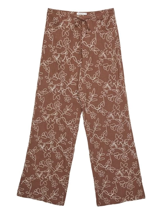 Foto van product Broek Stradivarius donkerbruin