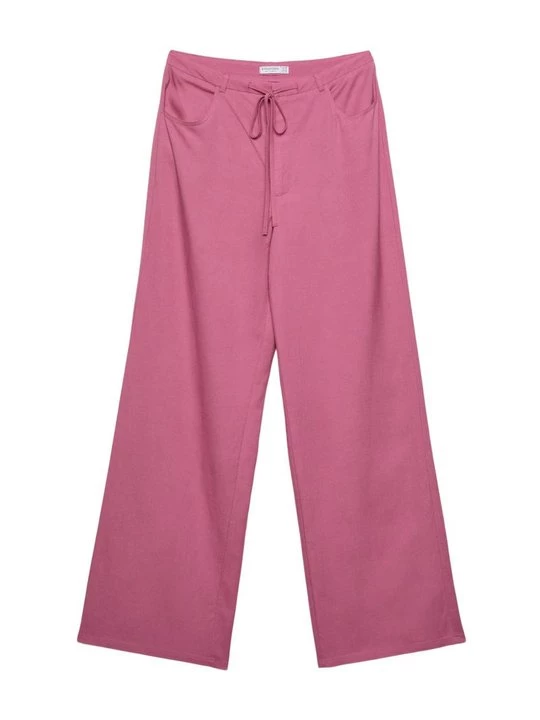Foto van product Broek Stradivarius donkerroze
