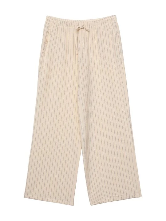 Foto van product Broek Stradivarius geel