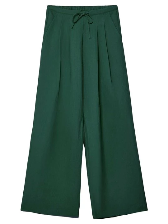 Foto van product Broek Stradivarius groen gemêleerd