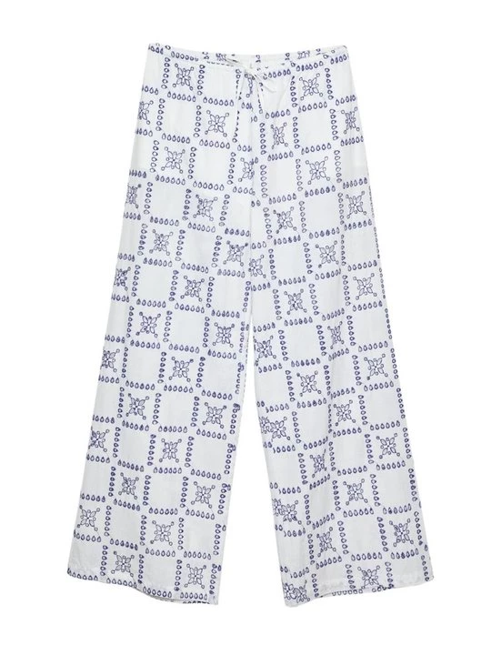 Foto van product Broek Stradivarius lichtblauw