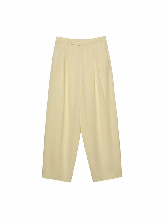 Foto van product Broek Stradivarius lichtgeel