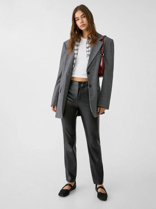 Foto van product Broek Stradivarius zwart