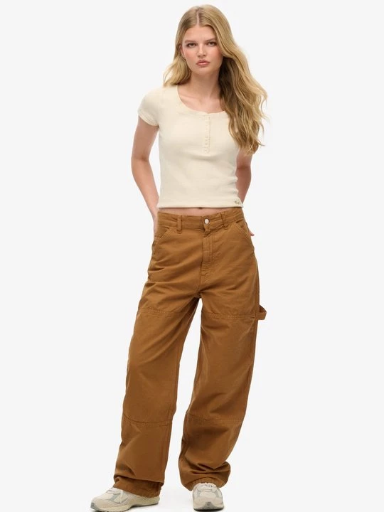 Foto van product Broek Superdry bruin