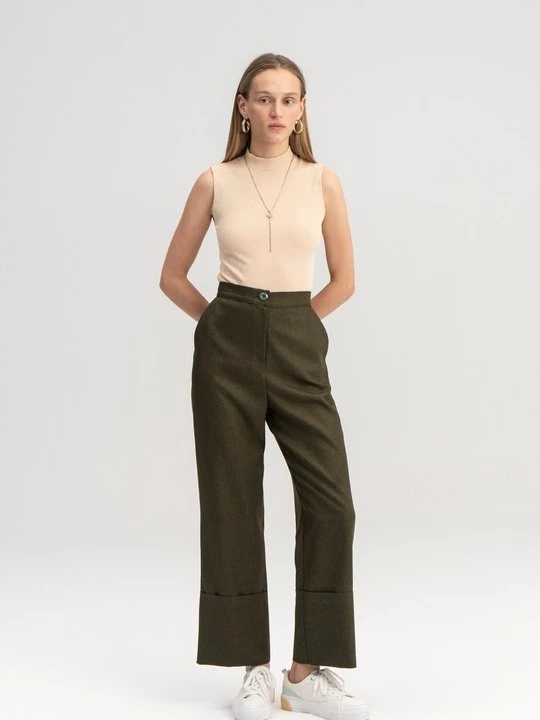 Foto van product Broek Touché Privé kaki