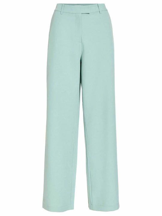 Foto van product Broek Vila donkergroen gemêleerd