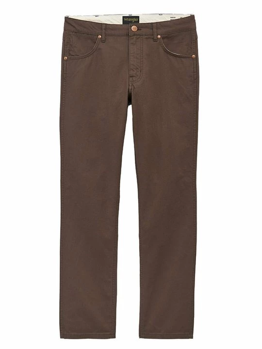 Foto van product Broek Wrangler gemêleerd bruin