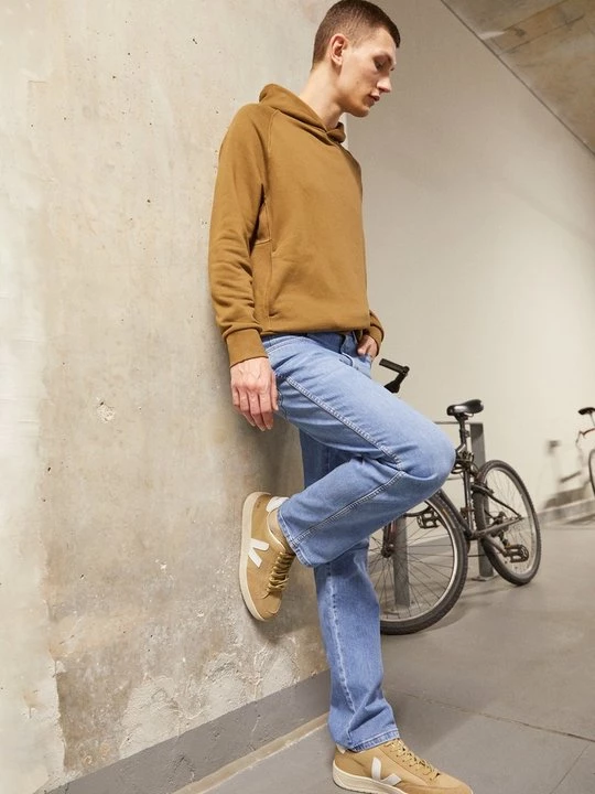 Foto van product Broek Wrangler lichtblauw denim