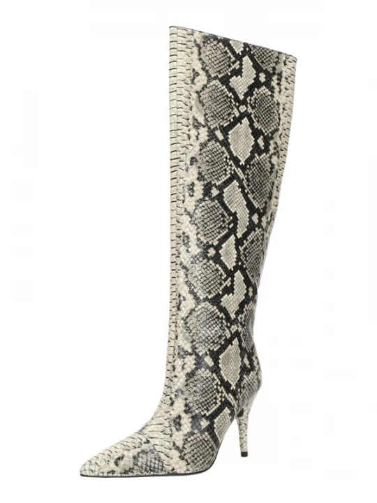 Foto van product BRONX Laarzen 'Aly-Cia' beige / zwart