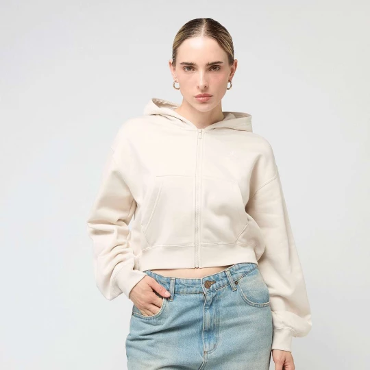Foto van product Brooklyn Fleece Full Zip Modern Crop Jordan beżowy