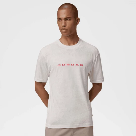 Foto van product Brooklyn Graphic Shortsleeve Crew Jordan beżowy
